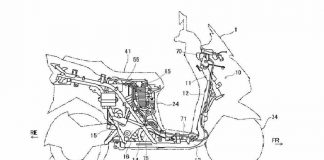 Senaste patent-skissen visar Suzukis kommande elektriska skoter.